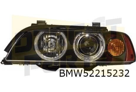 BMW 5-serie (9/00-5/03) koplamp Rechts (HID / oranje knipper, -, Verzenden, -, Nieuw