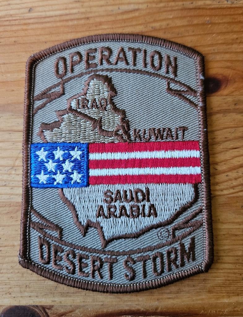 US badge Operation Desert Storm, Ophalen of Verzenden, Luchtmacht, Amerika, Embleem of Badge