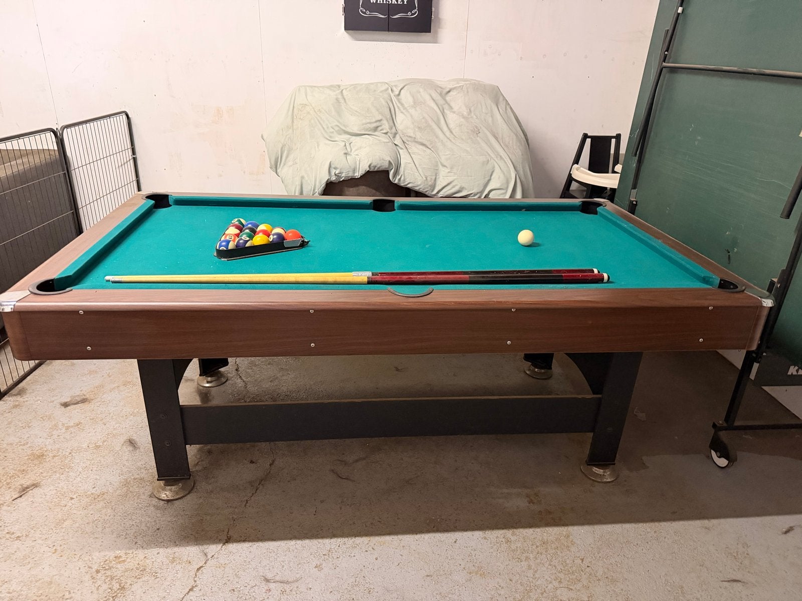 Pooltafel met accessoires, Ophalen of Verzenden, Zo goed als nieuw, Pooltafel