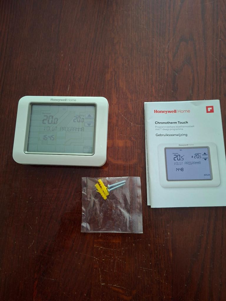Honeywell Home Chronoterm Touchscreen klokthermostaat, Ophalen of Verzenden, Zo goed als nieuw