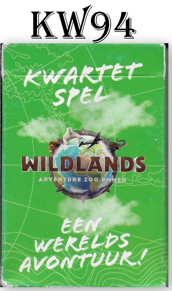 KW94 Wildlands kwartet spel uit 2016, Ophalen of Verzenden, Zo goed als nieuw, Kwartet(ten)