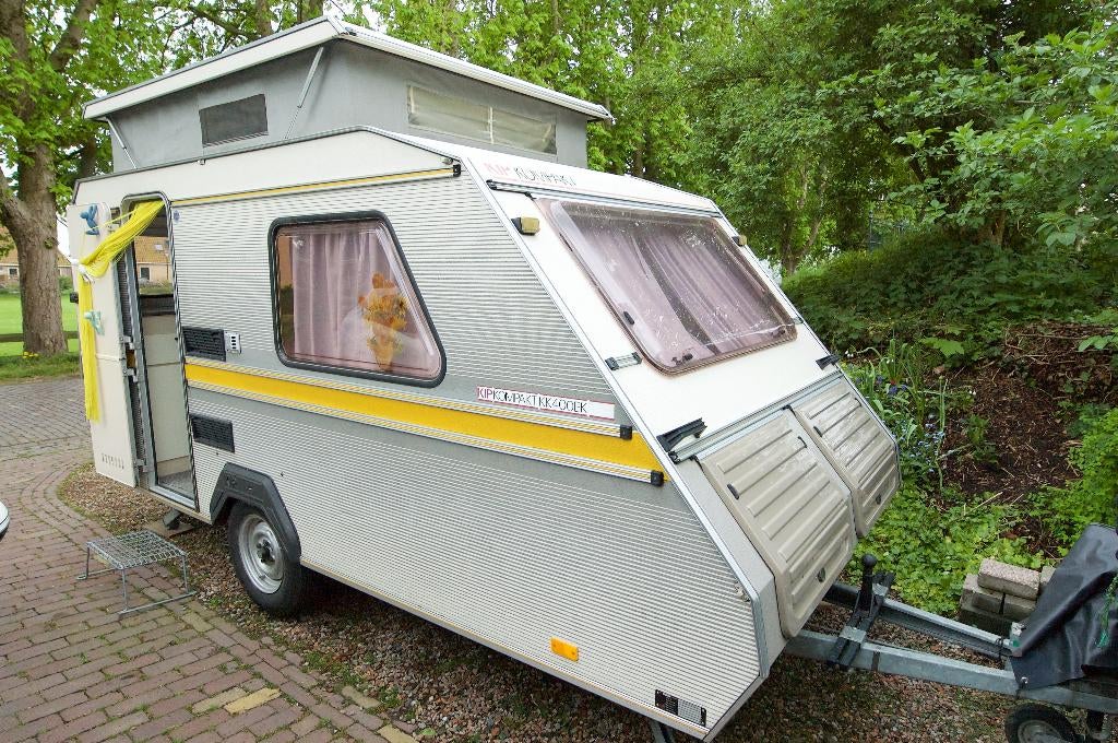 Kip Kompakt 400 EK met luifel (1988), Caravans en Kamperen, Kip, Particulier, Overige, Tot 4 meter