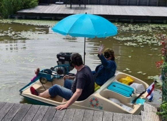 waterfiets voor luie mensen, Ophalen, Gebruikt, Motor en Techniek, Zeilboot of Motorboot