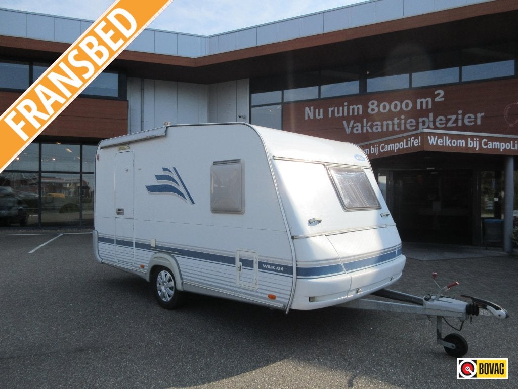 Wilk S4 400 MD NIEUWE VOORTENT, Caravans en Kamperen, Caravans, Overige typen, Schokbreker, Treinzit, Wilk