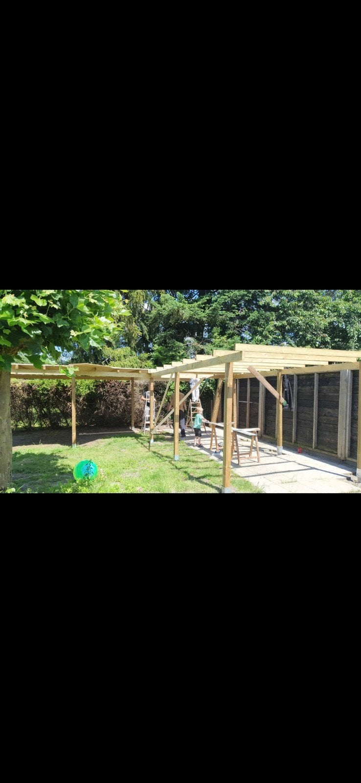 Grote overkapping (frame), Tuin en Terras, Overkappingen, Veranda, Ophalen