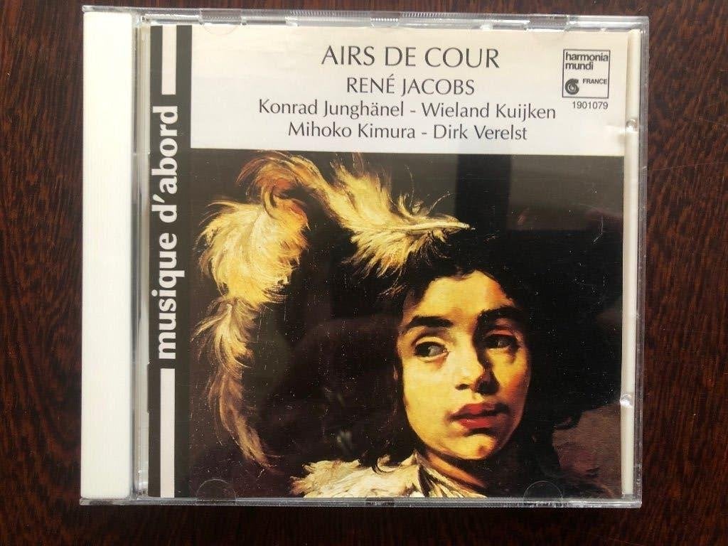 * René Jacobs – Airs De Cour / Junghänel, Kuijken, Verelst, Ophalen of Verzenden, Barok, Zo goed als nieuw, Overige typen