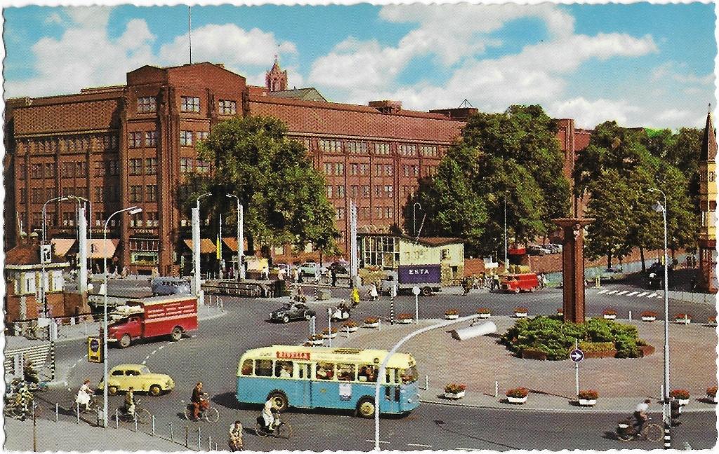 Utrecht, Smakkelaarsbrug, Jaarbeurs, bus, vrachtwagen, Verzenden, 1940 tot 1960, Ongelopen, Utrecht