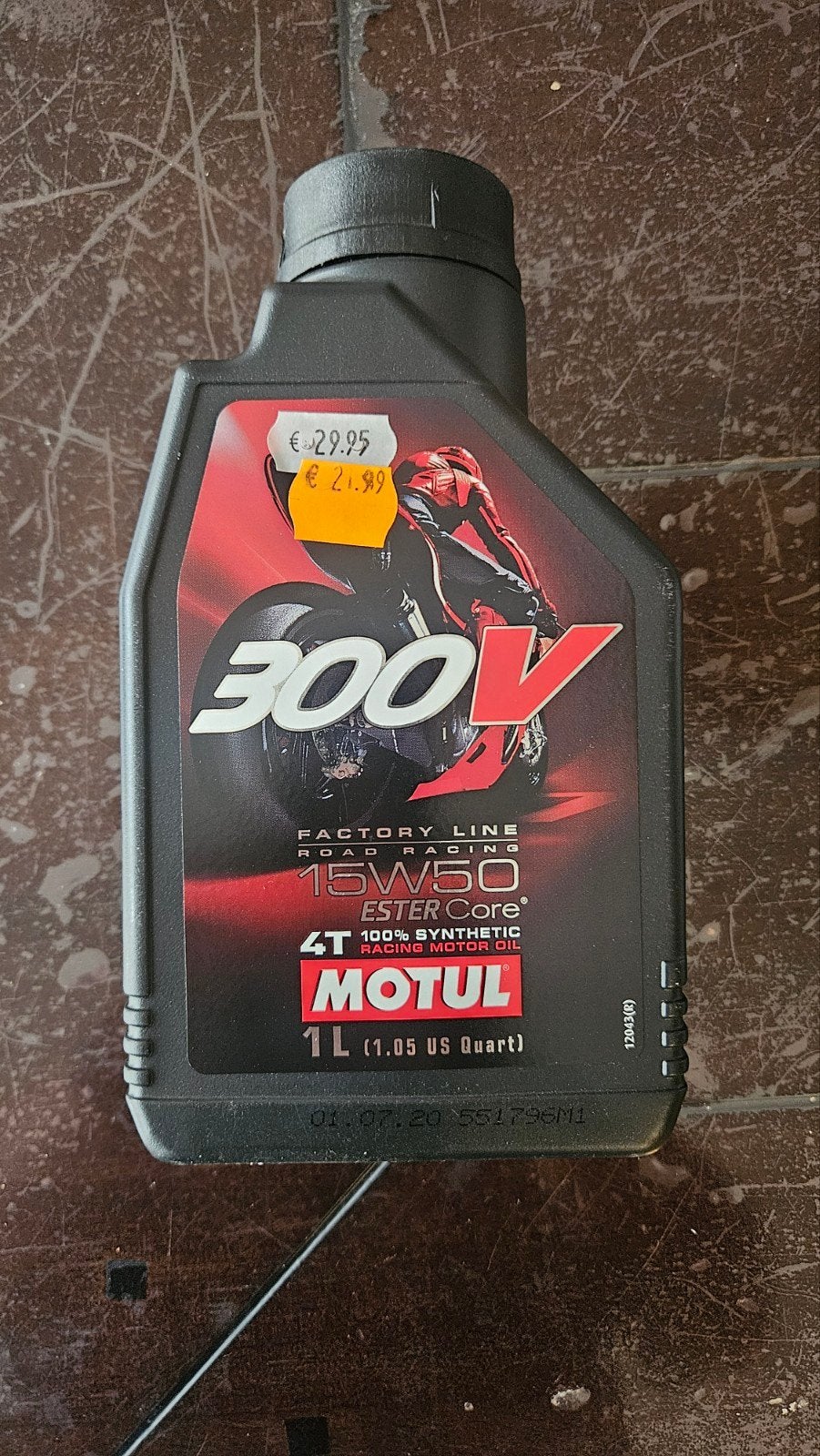 Motul 300V 15W50 4T Racing Motorolie - 1 Liter, Motoren, Accessoires | Onderhoudsmiddelen, Ophalen of Verzenden