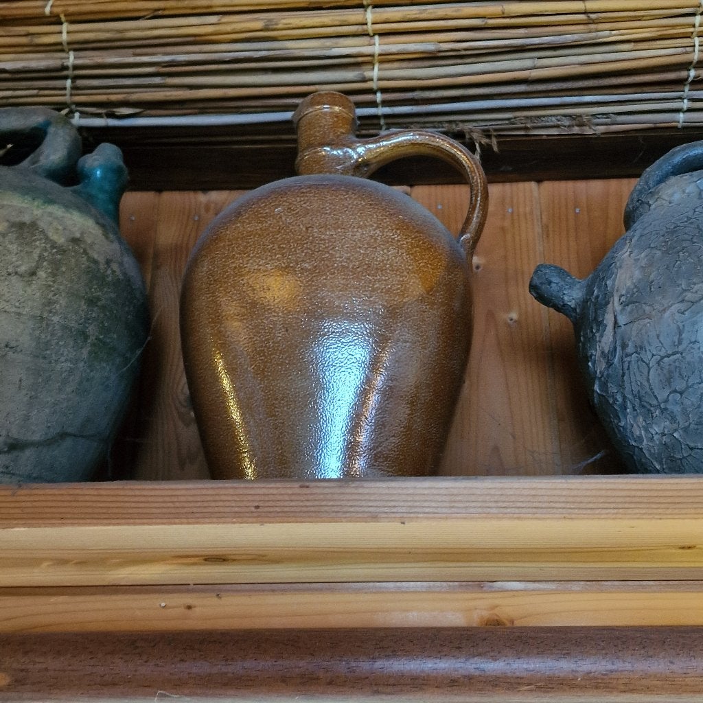 Aangeboden oude Franse steengoed kruik., Ophalen of Verzenden