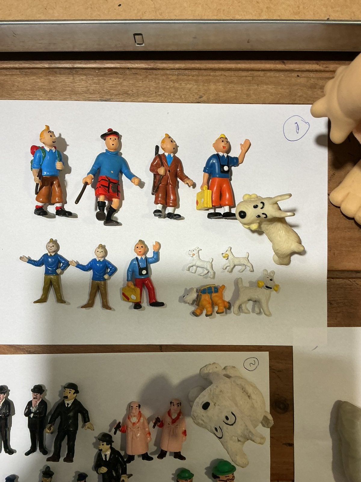 Mini figuurtjes, Ophalen, Kuifje, Beeldje of Figuurtje