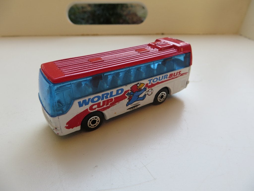 Matchbox IKARUS Coach Football World Cup 1998 TOUR Bus, Ophalen of Verzenden, Gebruikt, Bus of Vrachtwagen