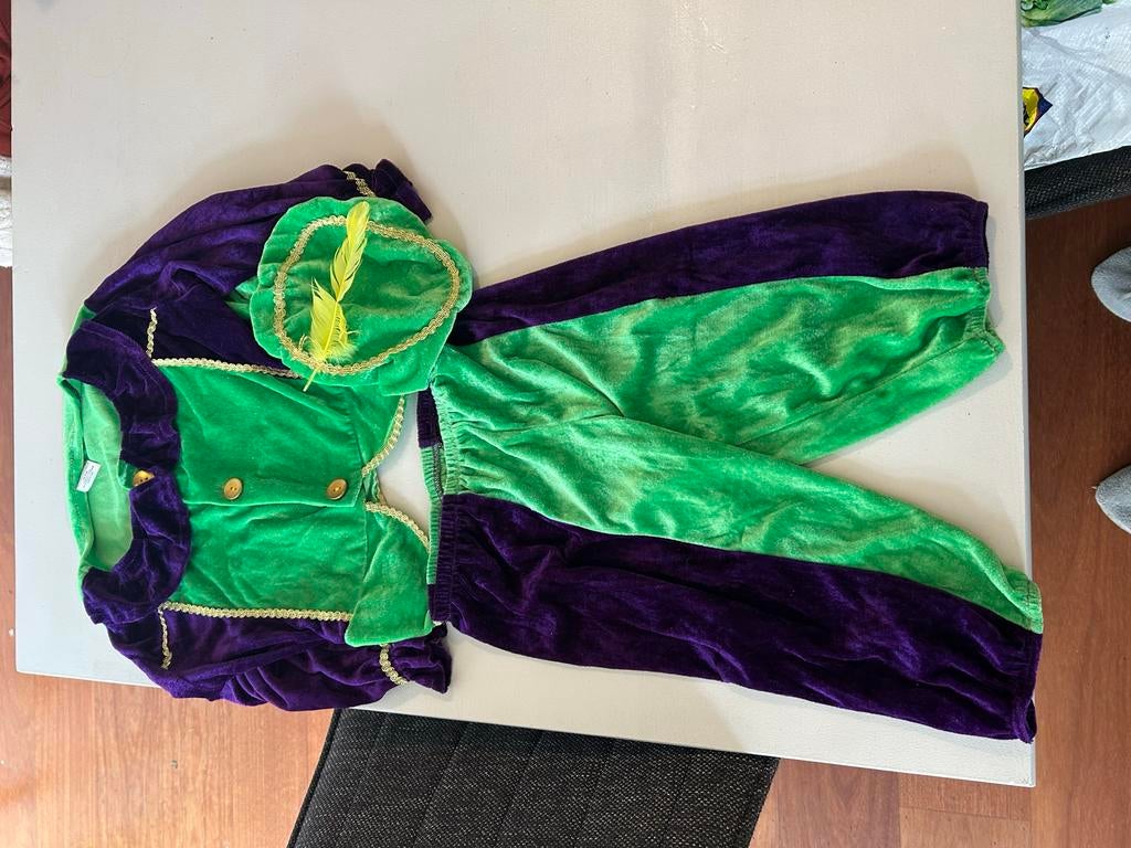Pietenpakken Set - 3 Stuks (Groen, Blauw, Rood) prijs per 3, Kinderen en Baby's, Carnavalskleding en Verkleedspullen, Ophalen