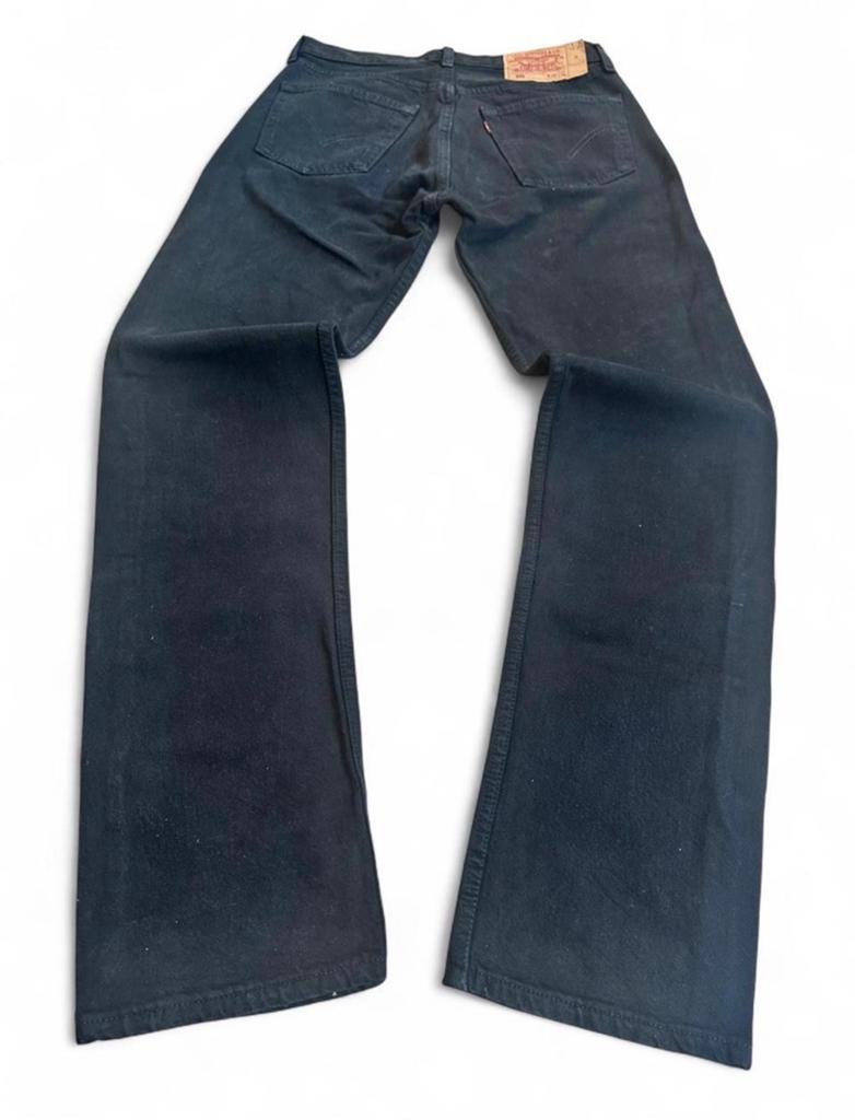 Vintage Levi's 501 Zwarte Jeans W29 L34 Made in UK, Ophalen of Verzenden, Gedragen, Zwart, W32 (confectie 46) of kleiner