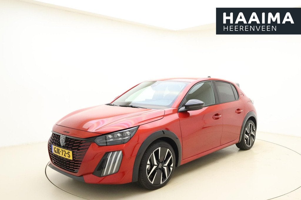 Peugeot 208 1.2 Hybrid 100 e-DCS6 GT Automaat | Leer/alcanta, 1195 kg, Gebruikt, 1199 cc, Leder en Stof