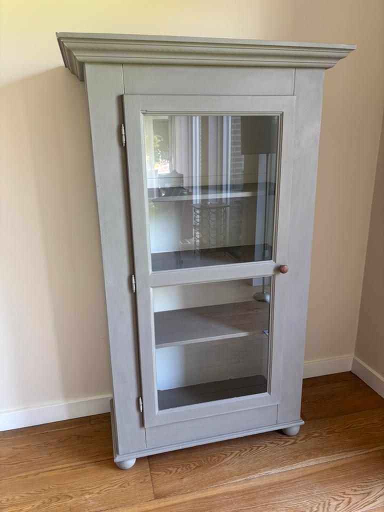 Leuke vintage grenen kast., Ophalen, Met plank(en), Gebruikt, 50 tot 100 cm