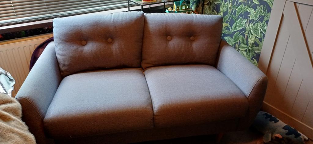 Comfortabele 2-zits bank in goede staat, Huis en Inrichting, Banken | Bankstellen, Ophalen, Gebruikt, 150 tot 200 cm, Tweepersoons