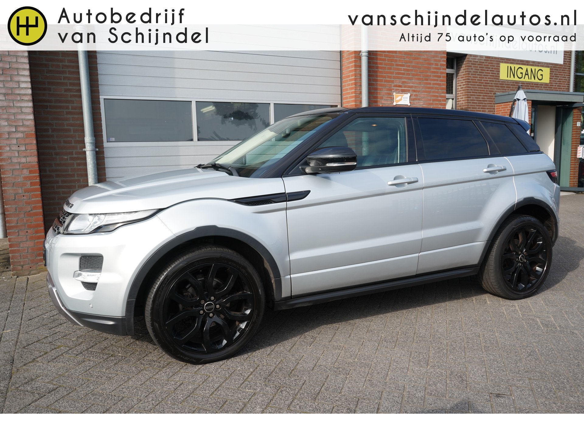 Land Rover Range Rover Evoque 2.0 Si 4WD 241PK PRESTIGE KEUR, Auto's, Automaat, Euro 5, Zwart, 4 cilinders