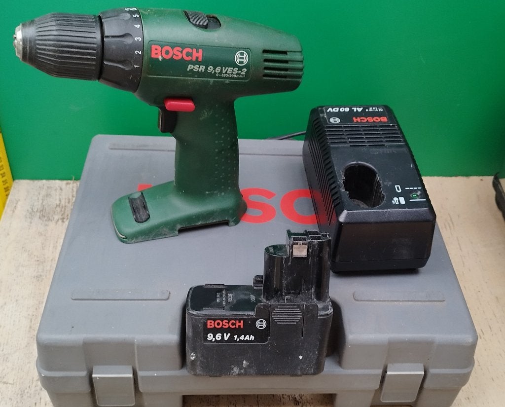 Bosch psr 9,6 ves-2, Ophalen, Gebruikt, Variabele snelheid, Boor- en Schroefmachine