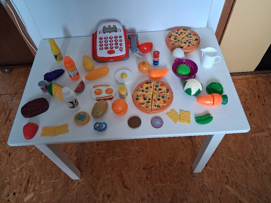Speelgoed keuken spullen met kassa met scanner, Ophalen of Verzenden, Zo goed als nieuw, Meubelstuk of Keukentje