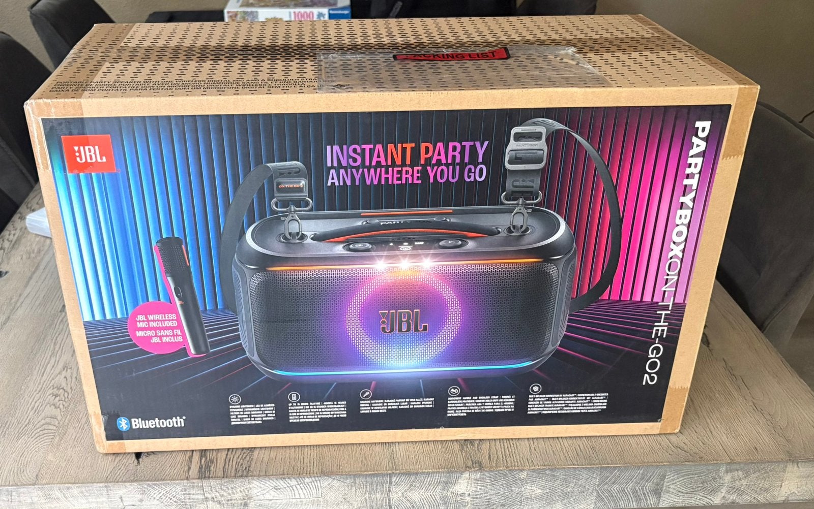 JBL PARTYBOX ON THE GO 2 NIEUW, JBL, Nieuw, Ophalen of Verzenden, Draagbare speaker