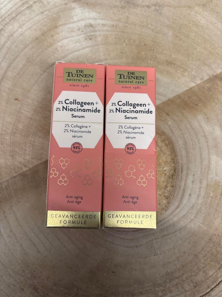 De Tuinen Collageen + Niacinamide Serum (2x 30ml), Sieraden, Tassen en Uiterlijk, Uiterlijk | Gezichtsverzorging, Ophalen of Verzenden