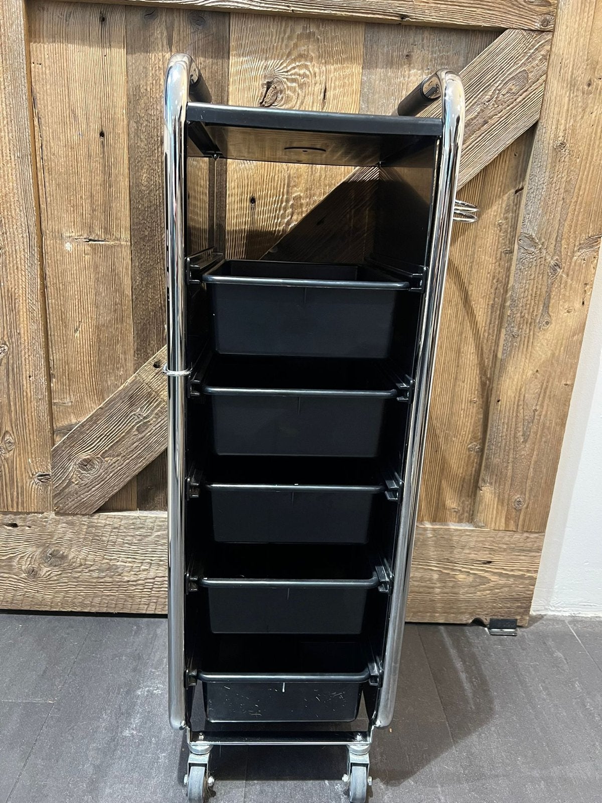 Keune kappers trolley met lades, Ophalen