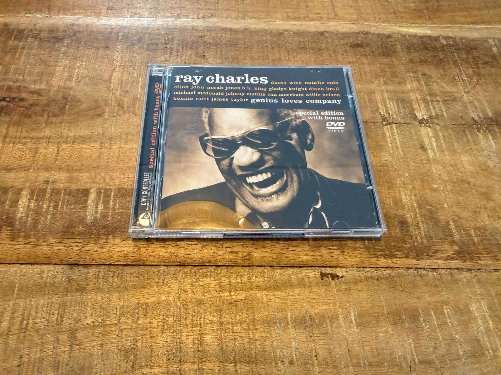 Ray Charles cd + dvd, Gebruikt, Poprock, Album, Inclusief DVD