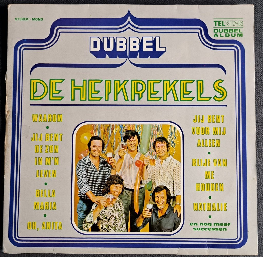 De Heikrekels - Dubbel (2-LP), Ophalen of Verzenden, Zo goed als nieuw, 12 inch, Levenslied of Smartlap