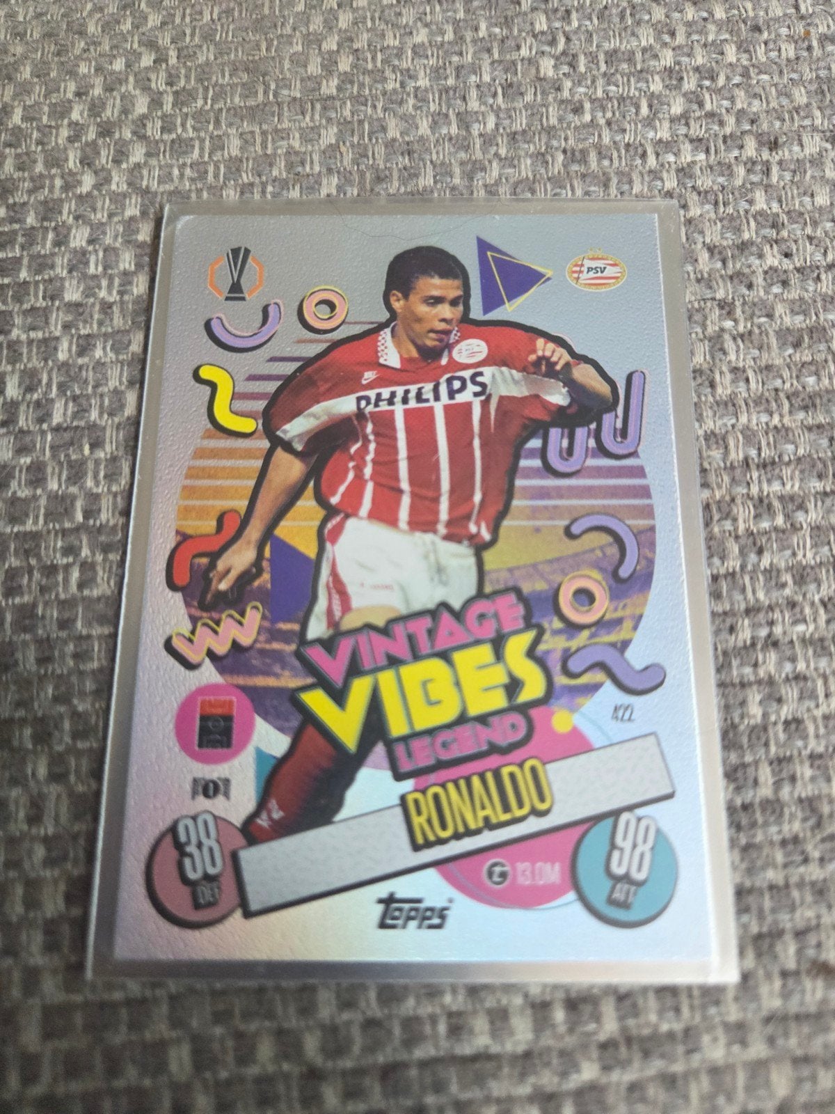 Topps Match Attax Ronaldo Vintage Vibes PSV Spelerskaart, Verzamelen, Ophalen of Verzenden
