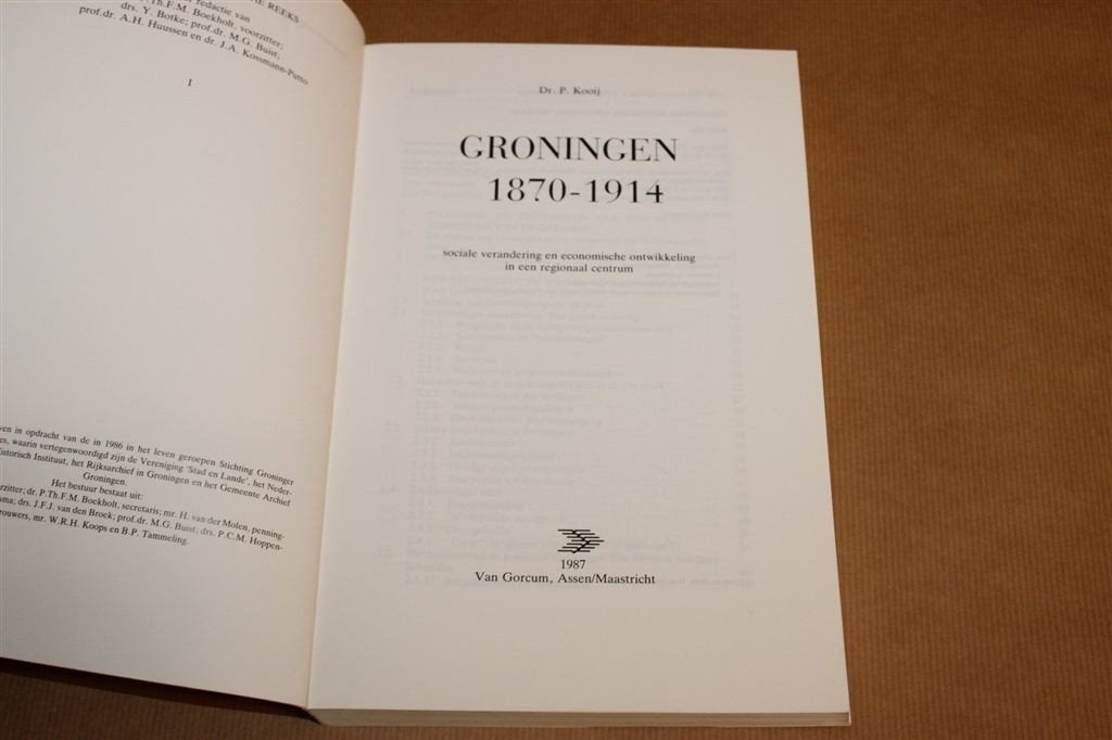 Groningen 1870-1914 — Sociale & Economische Geschiedenis, Boeken, Ophalen of Verzenden, Gelezen