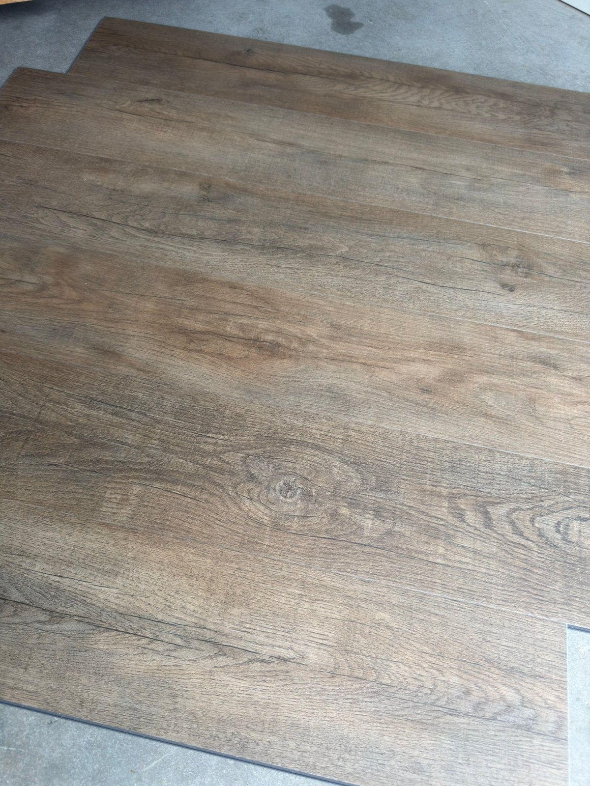 Spectra Acoustic Click PVC Scrub Oak | 27,86m² | €24,50/m², Doe-het-zelf en Verbouw, Vloerdelen en Plavuizen, Kunststof, 50 tot 150 cm