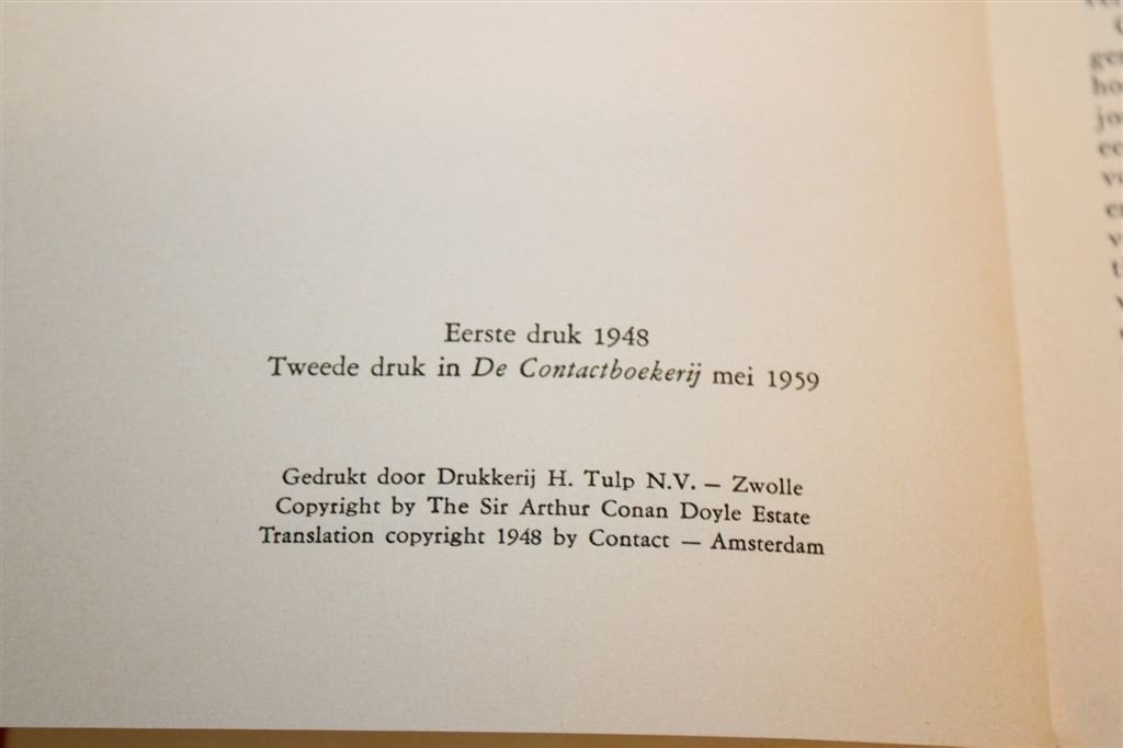 Nieuwe Avonturen van Sherlock Holmes — Vestdijk, 1959, Boeken, Ophalen of Verzenden, Gelezen