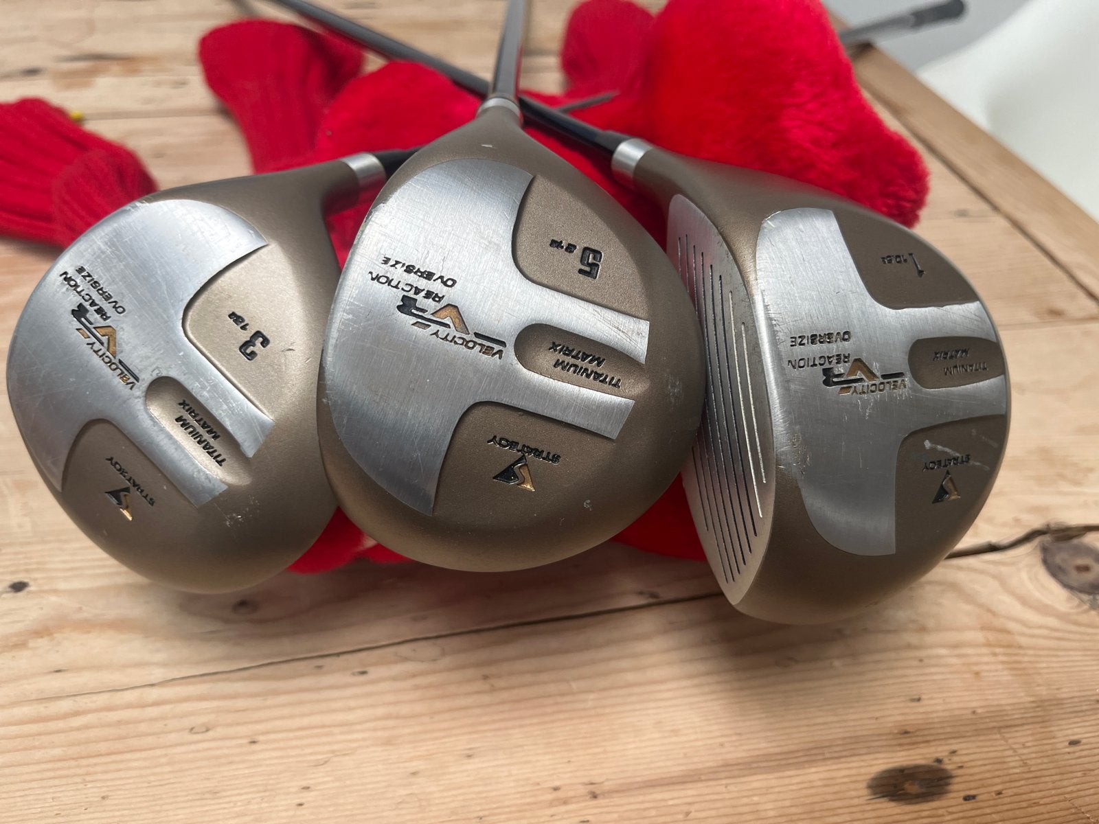 Golfclubs Driver 1  Woods  3 5 ladies dames: + headcovers, Sport en Fitness, Golf, Ophalen, Zo goed als nieuw, Set, Overige merken