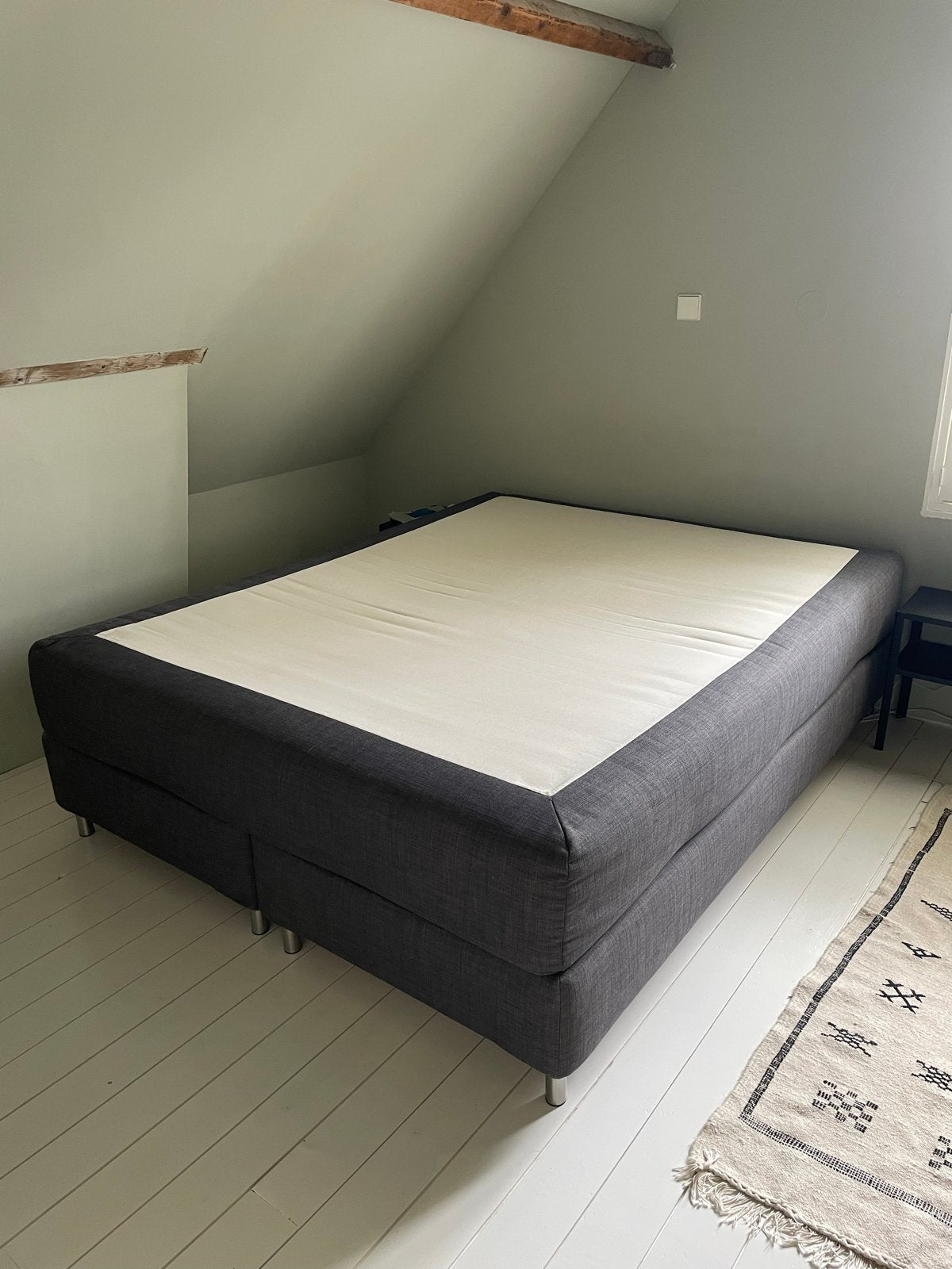 IKEA Dunvik Boxspring Bed 160x200, Ophalen, Gebruikt, Tweepersoons, 200 cm