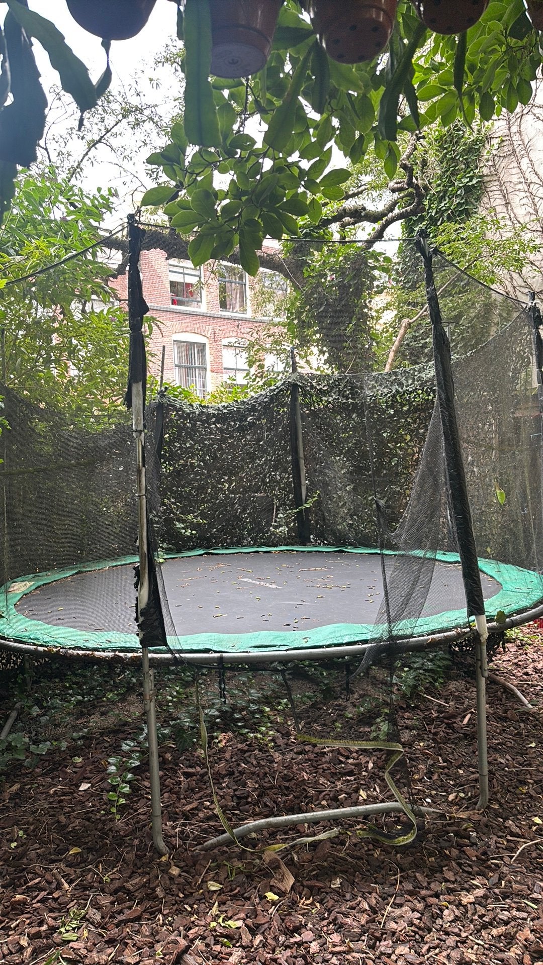 grote trampoline Moonwalker 240 cm, Ophalen, Zo goed als nieuw