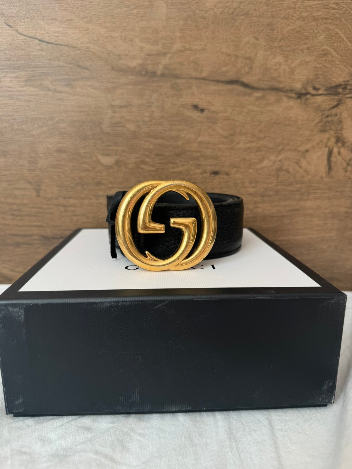 Gucci Interlocking G Buckle Riem maat 90, Kleding | Heren, 95 tot 105 cm, Ophalen of Verzenden, Riem of Ceintuur, Gedragen