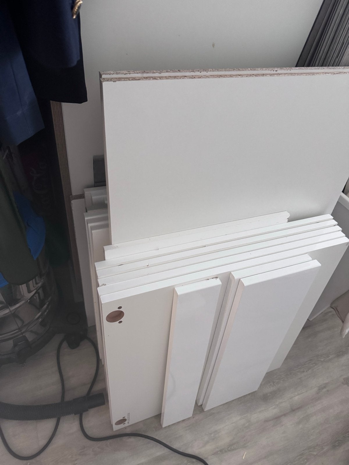 Ringhult hoogglans wit deuren 60x60 (5 stuks), Ophalen, Gebruikt, Wit, 50 tot 100 cm