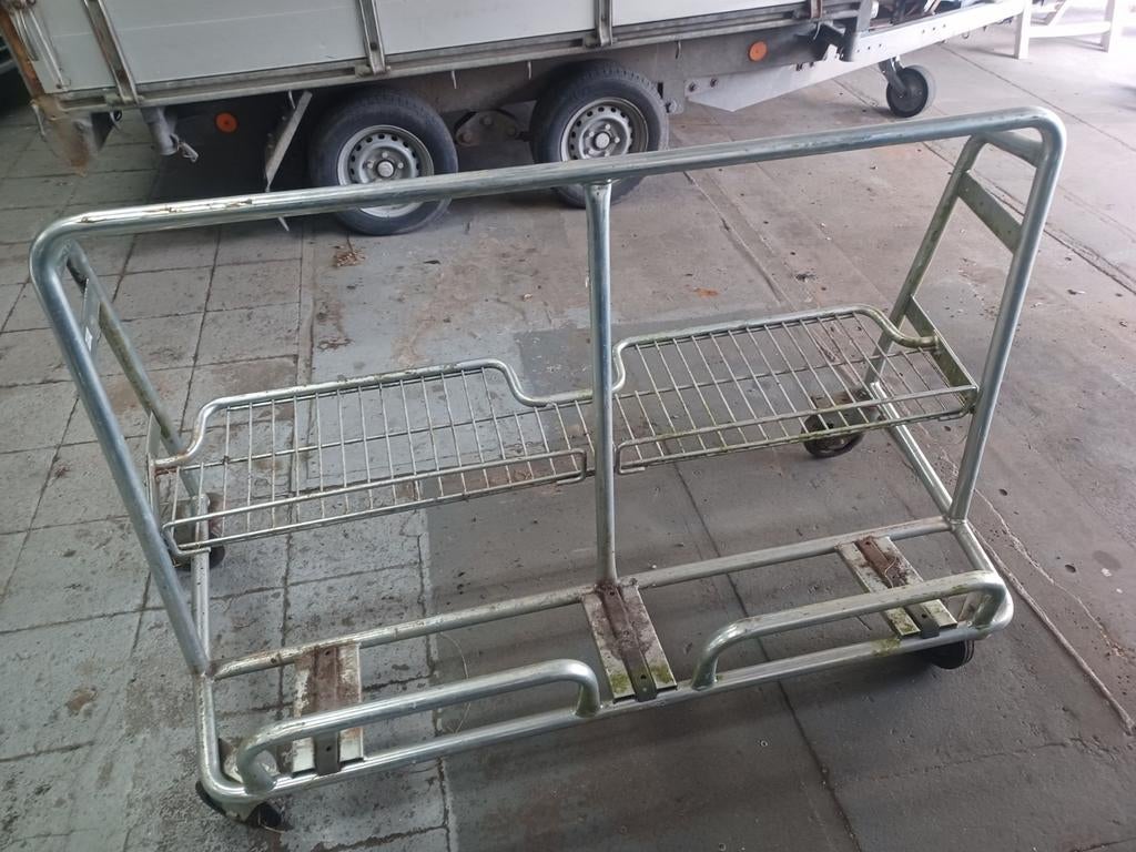 Platen/transport kar, 100 liter of meer, Ophalen of Verzenden, Zo goed als nieuw, Transportkar