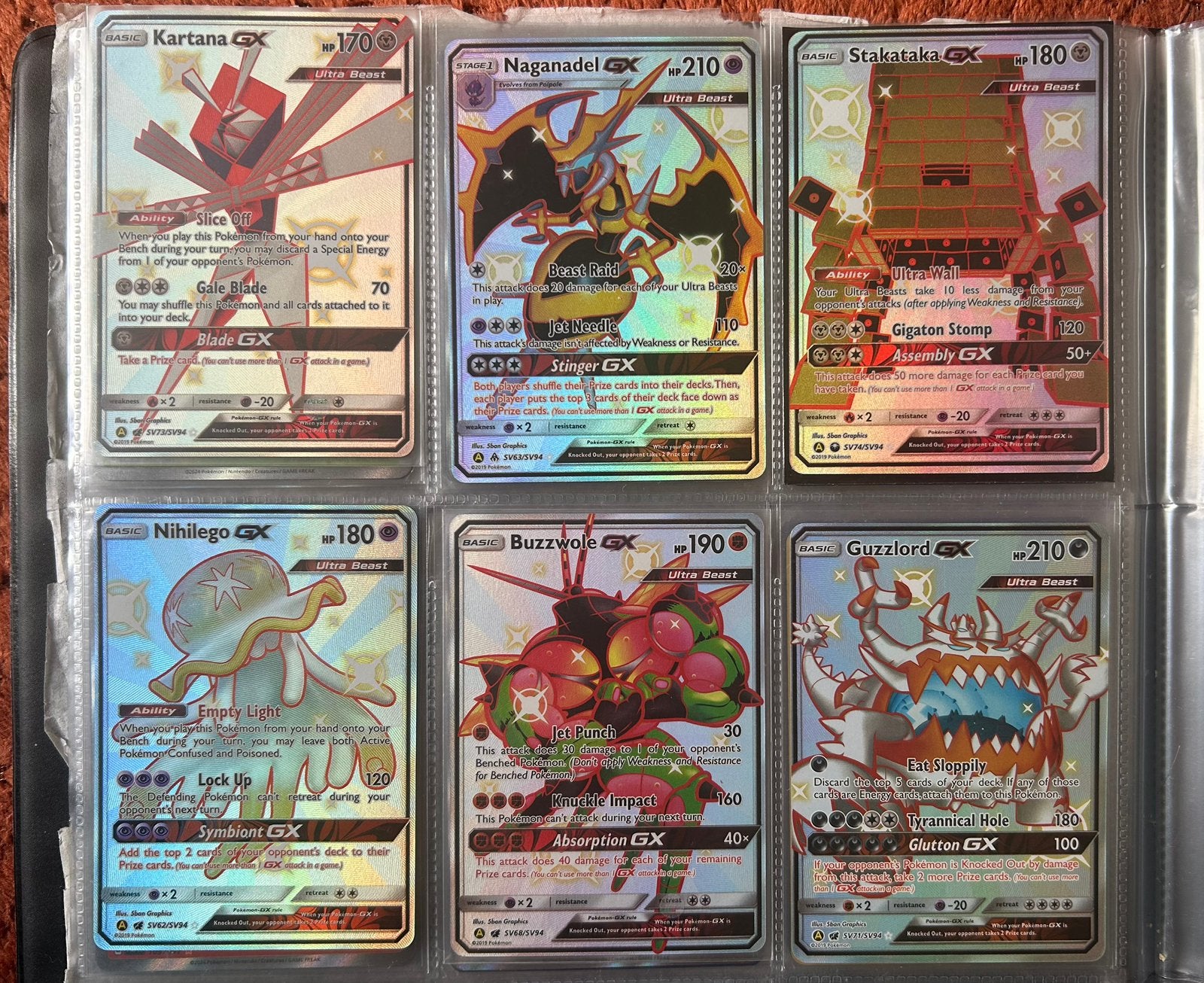 Shiny Pokémon-GX / Ultra Beast (2019) set, Hobby en Vrije tijd, Ophalen of Verzenden, Nieuw, Meerdere kaarten, Foil