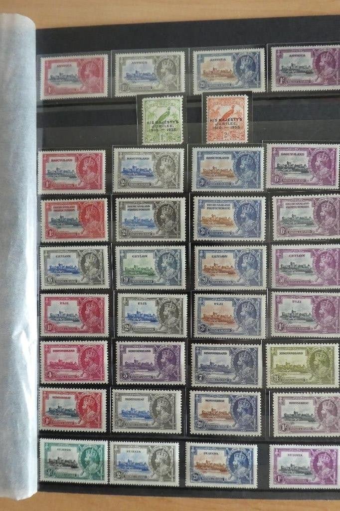 RJ-05 : Engelse Gebieden  Georg V  1910-1935 pf., Postzegels en Munten, Postzegels | Volle albums en Verzamelingen, Verzenden