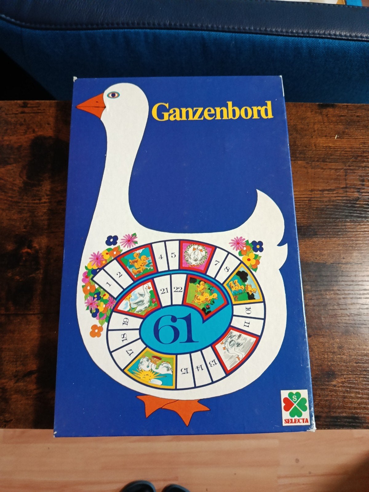 Ganzenbord - Selecta - Klassiek bordspel, Drie of vier spelers, Ophalen of Verzenden, Zo goed als nieuw, Selecta