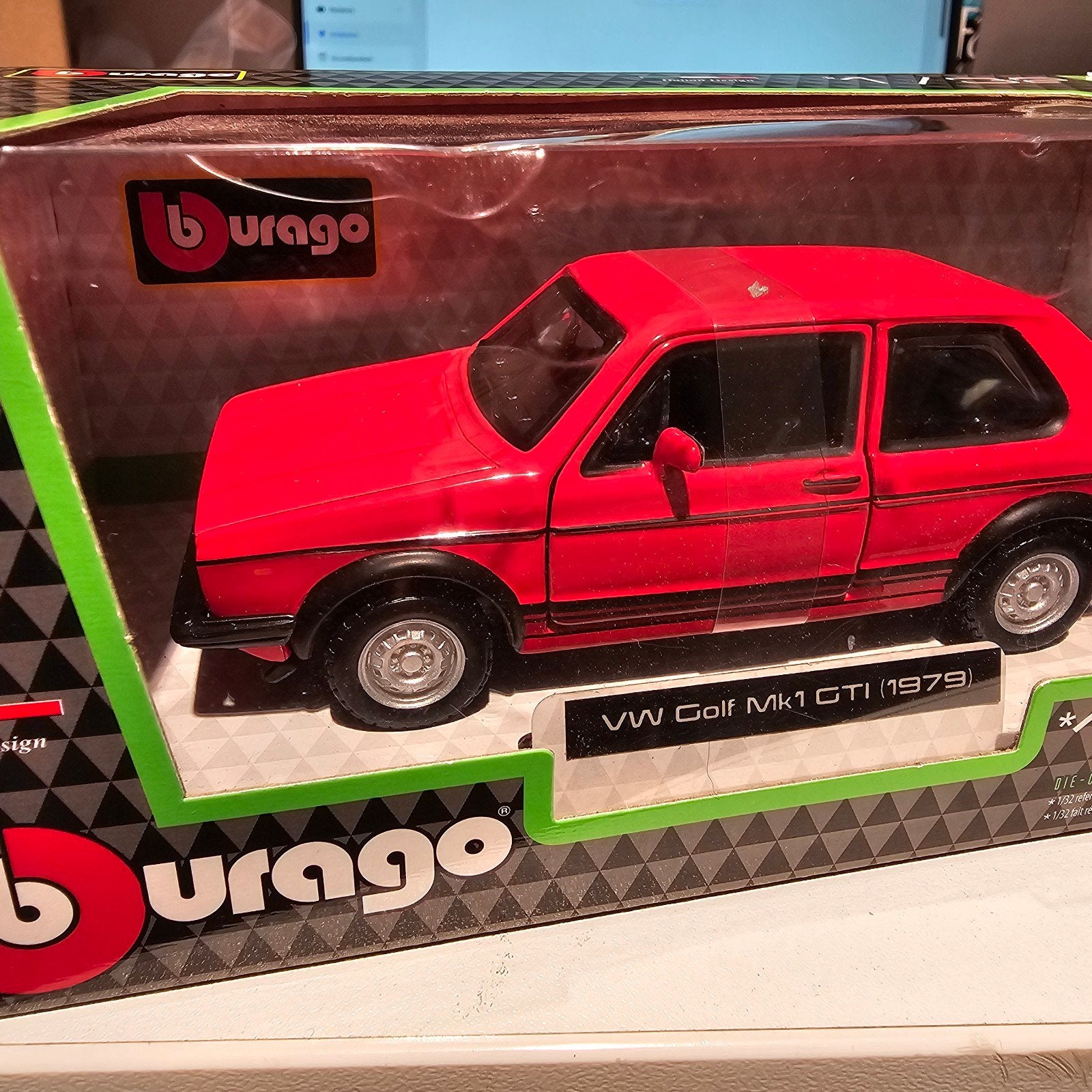 Burago VW Golf Mk1 GTI (1979) Schaalmodel 1/32, Onbekend, Nieuw, Ophalen of Verzenden, Onbekend