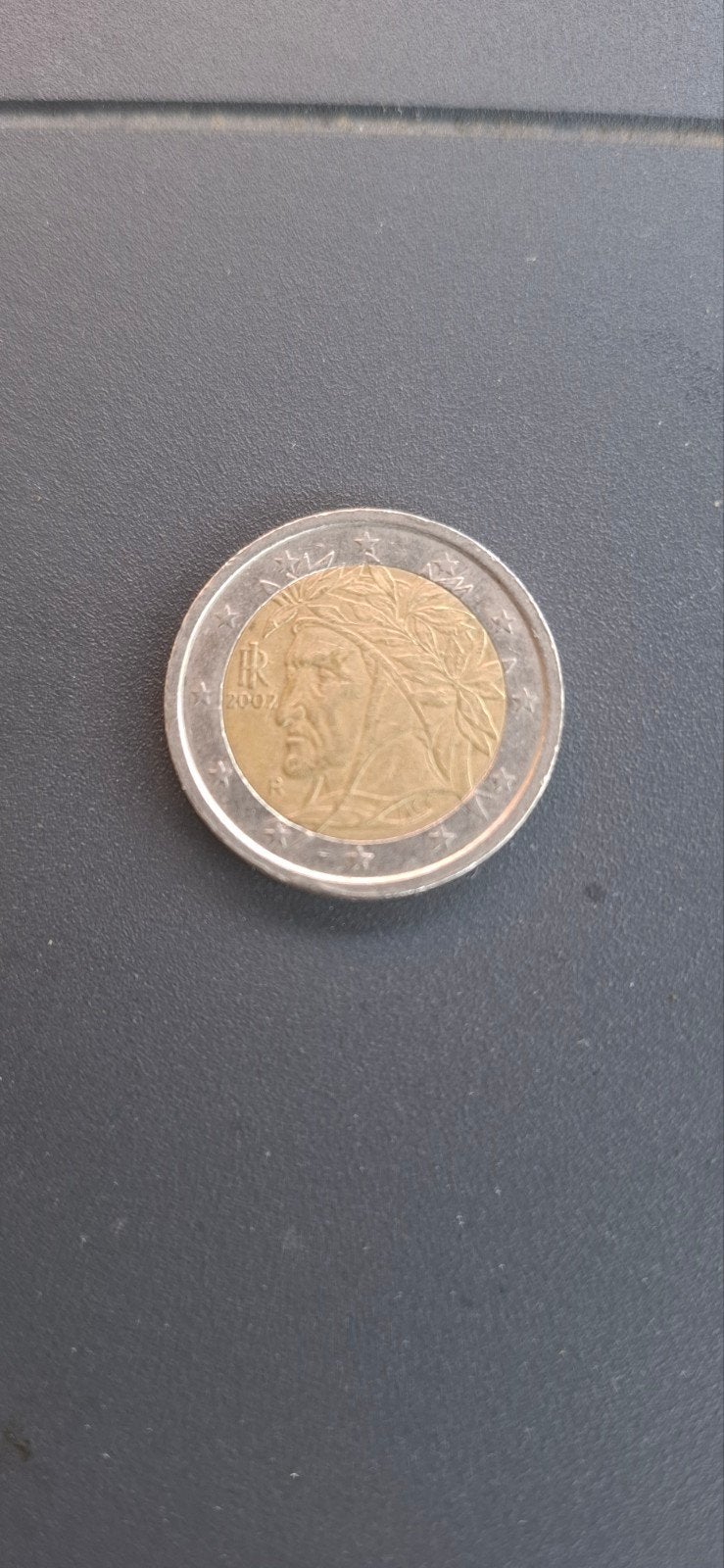 2 euro munt 2002 Dante, Ophalen, Italië, 2 euro