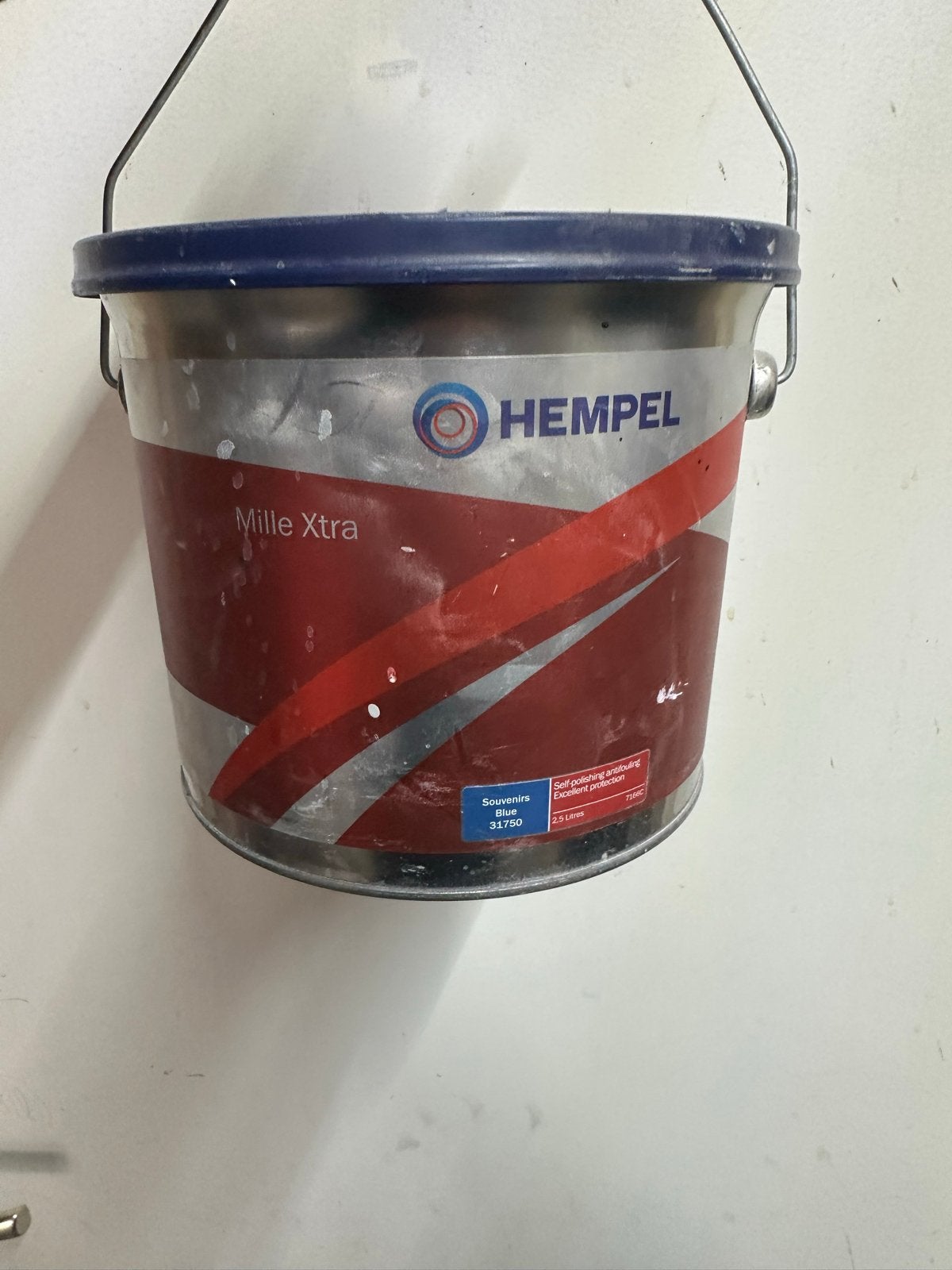 Hempel Mille Xtra antifouling - Souvenirs Blue 2.5L, Ophalen, Blauw, Nieuw, Verf