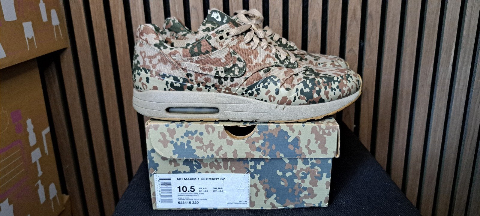 Nike air maxim 1 german camo, Overige kleuren, Nike, Ophalen of Verzenden, Sneakers of Gympen