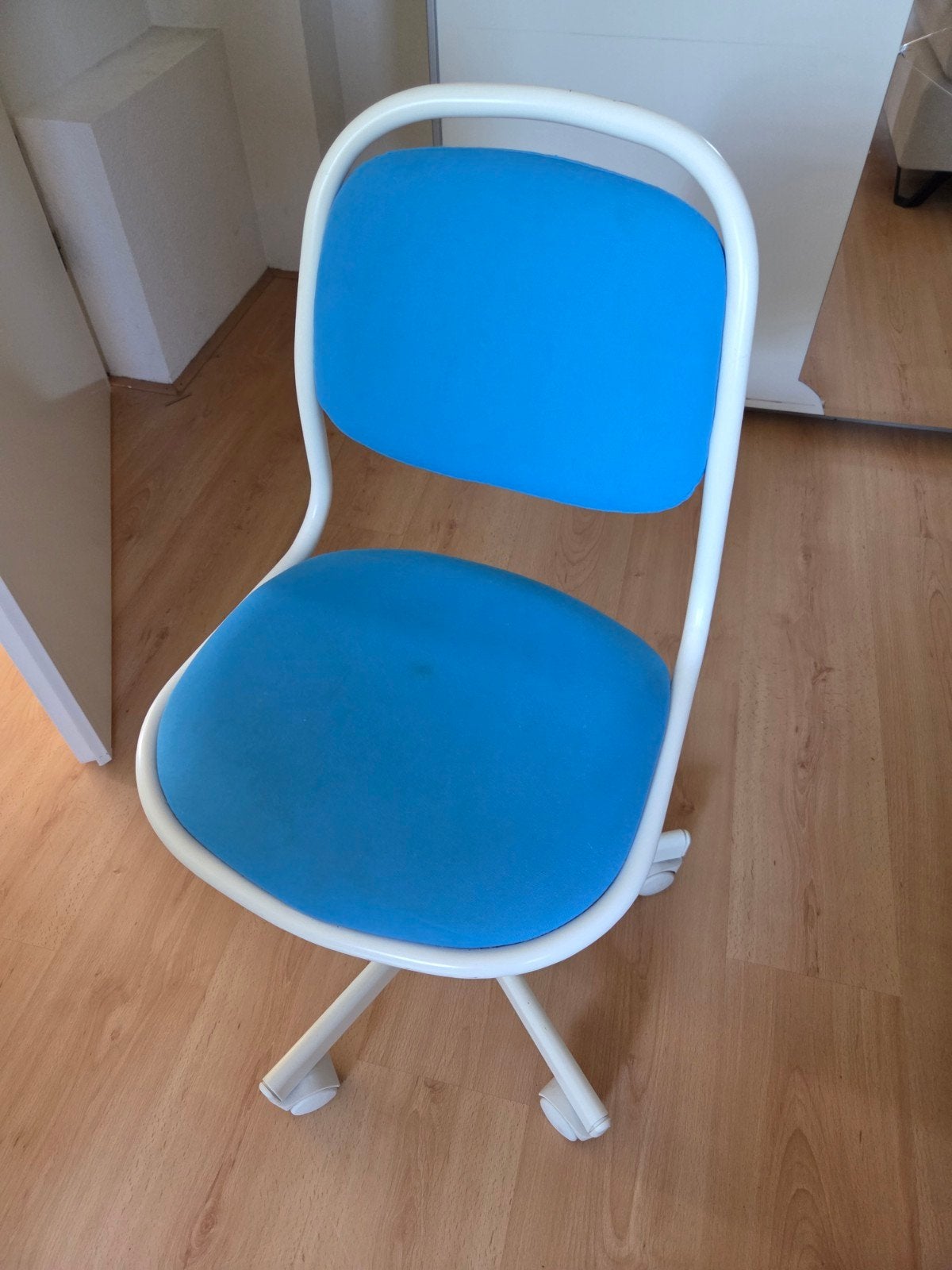 Kinderbureaustoel blauw/wit - Ideaal voor studeren, Ophalen, Gebruikt, Blauw, Bureaustoel