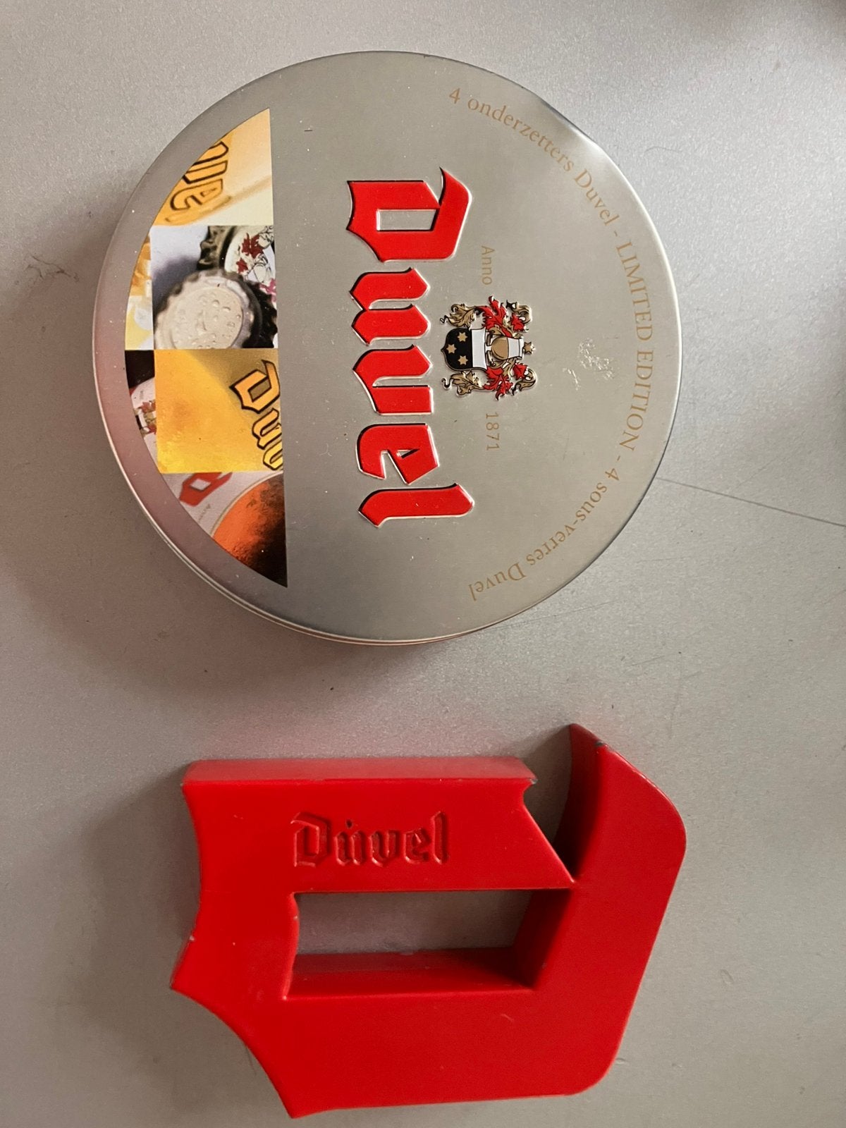 DUVEL, Ophalen of Verzenden, Zo goed als nieuw, Flesopener, Duvel