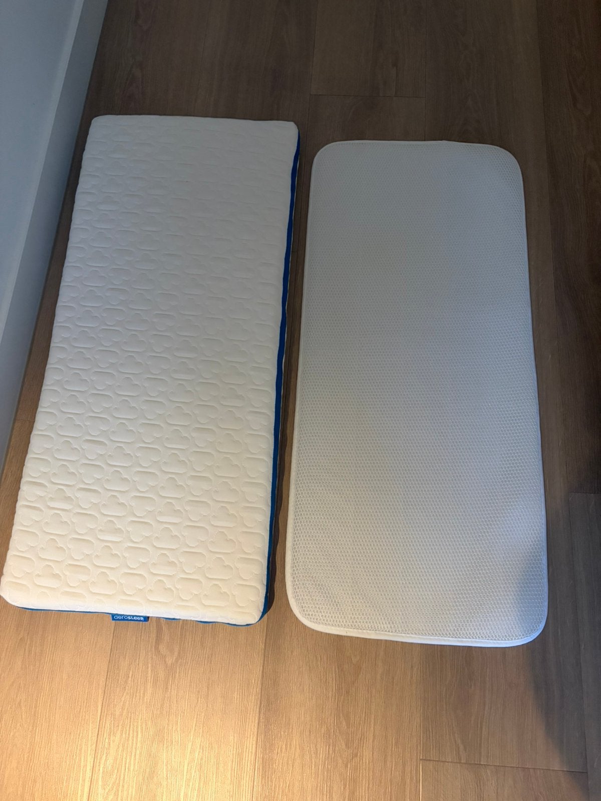 AeroSleep Evolution matras 40x90 cm + 3D matrasbeschermer, Ophalen of Verzenden, Zo goed als nieuw, Ledikant