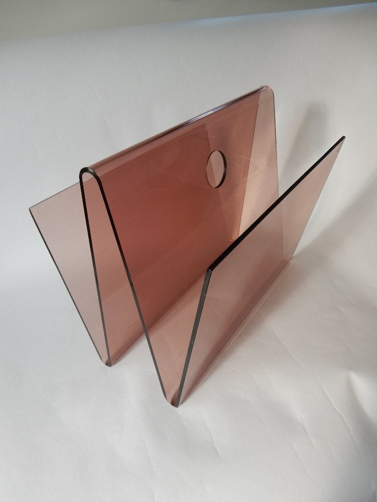 Krantenbak  Lectuurbak Plexiglas, Gebruikt, Lectuurbak, Geschikt voor vinyl, Ophalen of Verzenden