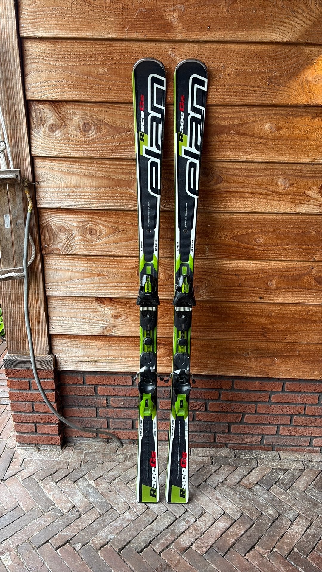 Elan Race GS Ski’s – 164 cm – Gewaxt & Geslepen, Overige merken, 160 tot 180 cm, Gebruikt, Ophalen of Verzenden